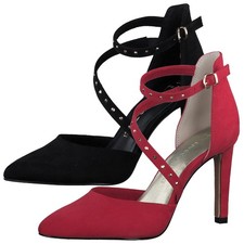 MARCO TOZZI Femmes Escarpins à Lanières Strass Talon Aiguille Dentelle Forme