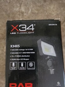RAB LED FLOOD LIGHT X34S BRONZE