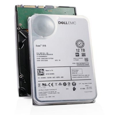 DellSeagate Exos X16 12TB ST12000NM005G 72K RPM SATA 6Gbs 512e 35 HDD G2U