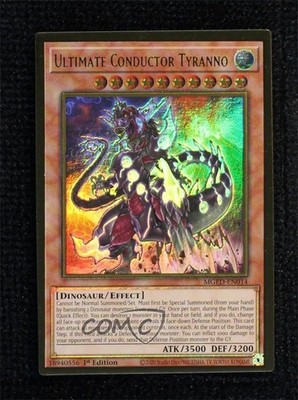 Ultimate Conductor Tyranno 1st Ed. YuGiOh Maximum Gold: El Dorado #MGED-EN014