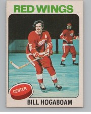 1975-76 O-Pee-Chee #67 Bill Hogaboam Hockey Detroit Red Wings V103913