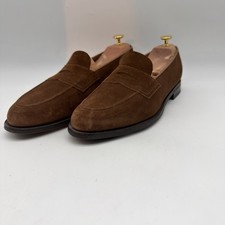 Edward Green Piccadilly Unlined Loafer - E184 Last - Raw Umber Suede - US9.5/10