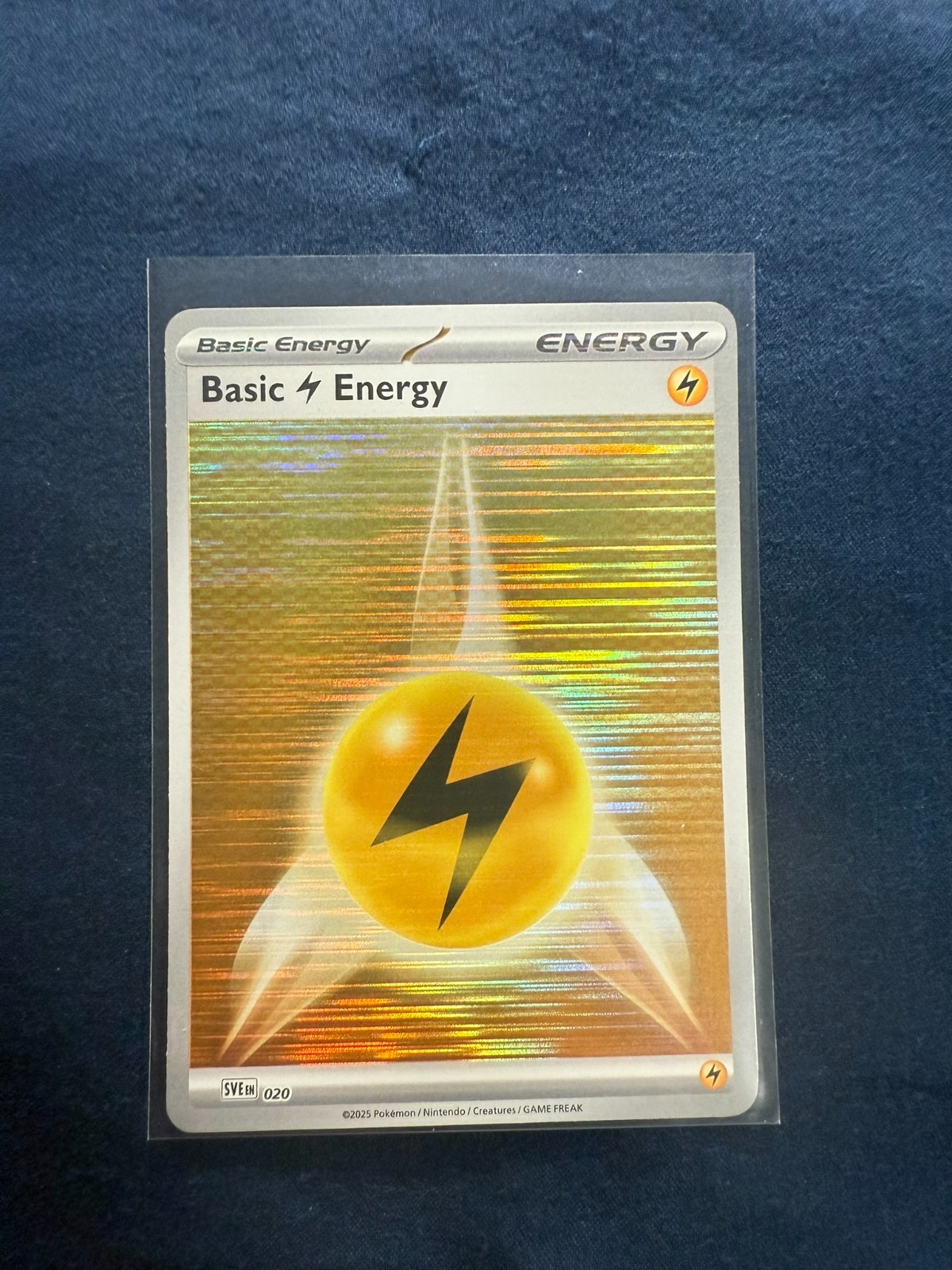 Pokémon TCG Lightning Energy Foil Holo – Black Bolt & White Flare Promo – NM/M