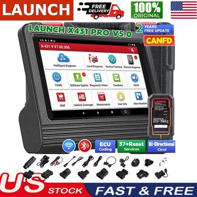 2026 LAUNCH X431 V + PRO 5 Bidirectional Scanner Key Coding Car Diagnostic Tool&