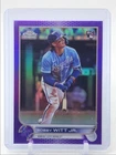 BOBBY WITT JR. 2022 TOPPS CHROME UPDATE ROOKIE PURPLE REFRACTOR RC Q4385