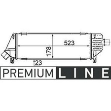 Mahle CI 305 000P Ladeluftkühler für Nissan Micra III K12 1.5 dCi