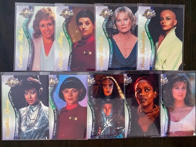 2000 Skybox Star Trek Cinema Female Guest Stars Complete Set #1-9