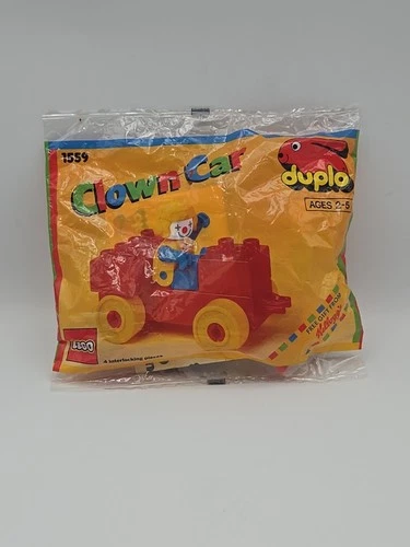 Vintage 1992 Lego Duplo Clown Car 1559 Sealed Set