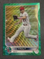 Mike Trout 2022 Topps Chrome Green  Wave Refractor /99