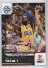 2016-17 Upper Deck Euroleague Auto Sonny Weems #67 Auto ds4