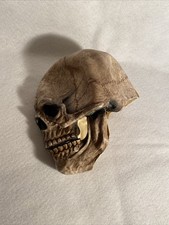 Halloween Skull Mask Realistic Full Head Scary Costume w/ Movable Jaw