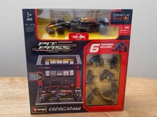 Red Bull Racing 1/43 Mini Car Set with 6 Figures, 2024 Model, New