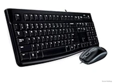 Logitech Desktop MK120 Wired Keyboard and Mouse Combo - USB - 1000 920-002565
