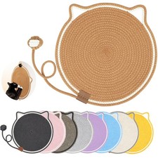 50CM Cat Scratcher Mat Cotton Rope Pet Claw Scratching Pad Furniture Protector