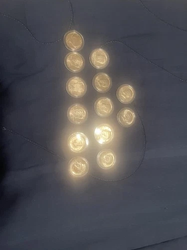 13 Kennedy Silver Plated Half’s All For One Money Uncirculated