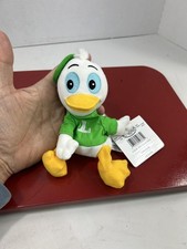 Vintage Disney Store Louie Mini Bean Bag Plush Duck Donald Duck Nephew Toy