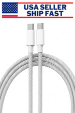 iPhone 1m 3ft  USB-C to USB-C Charging Cable Cord White 60 W FAST CHARGING