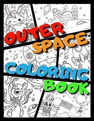 Outer Space Coloring Book +31 Funny Astronomy Facts Edu -  NEW TOMI'S ART. PUB 2