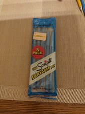 5 1980s Scripto Tokai Erasable Pens B5589 Blue Ink Made In USA sealed package