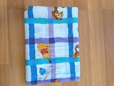 Vintage 90's Disney Winnie The Pooh Tigger Ladybug Twin Sheet FLAT sheet