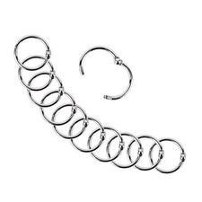 100 Pcs Metal Loose Leaf Binder For Scrapbook And Photo Albums