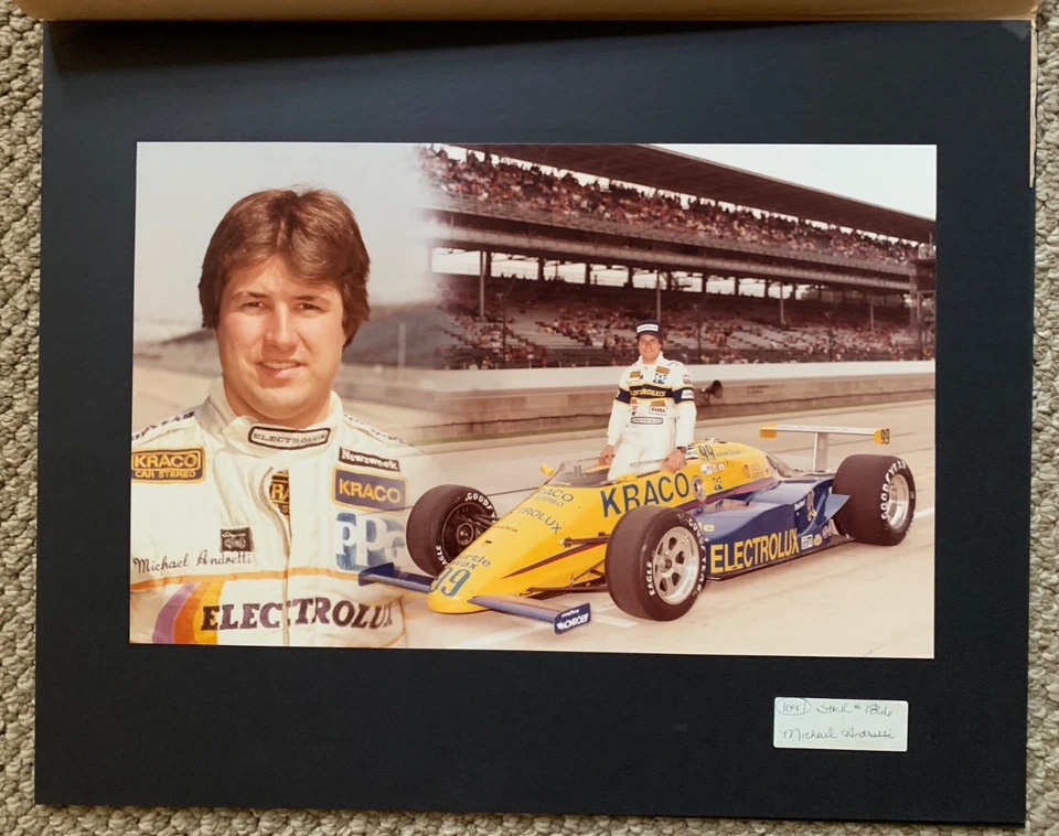Michael Andretti PHOTO-GRAPHICS SPORTSTARS production Proof photo Indycar - Image 1 of 4