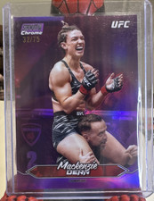 2025 Topps Stadium Club UFC Chrome Mackenzie Dern C-70 Purple Refractor /75