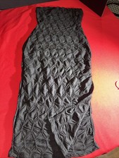 Women Strapless Tube Maxi Dress. Black Size Medium Fits A Large Stretchy. New
