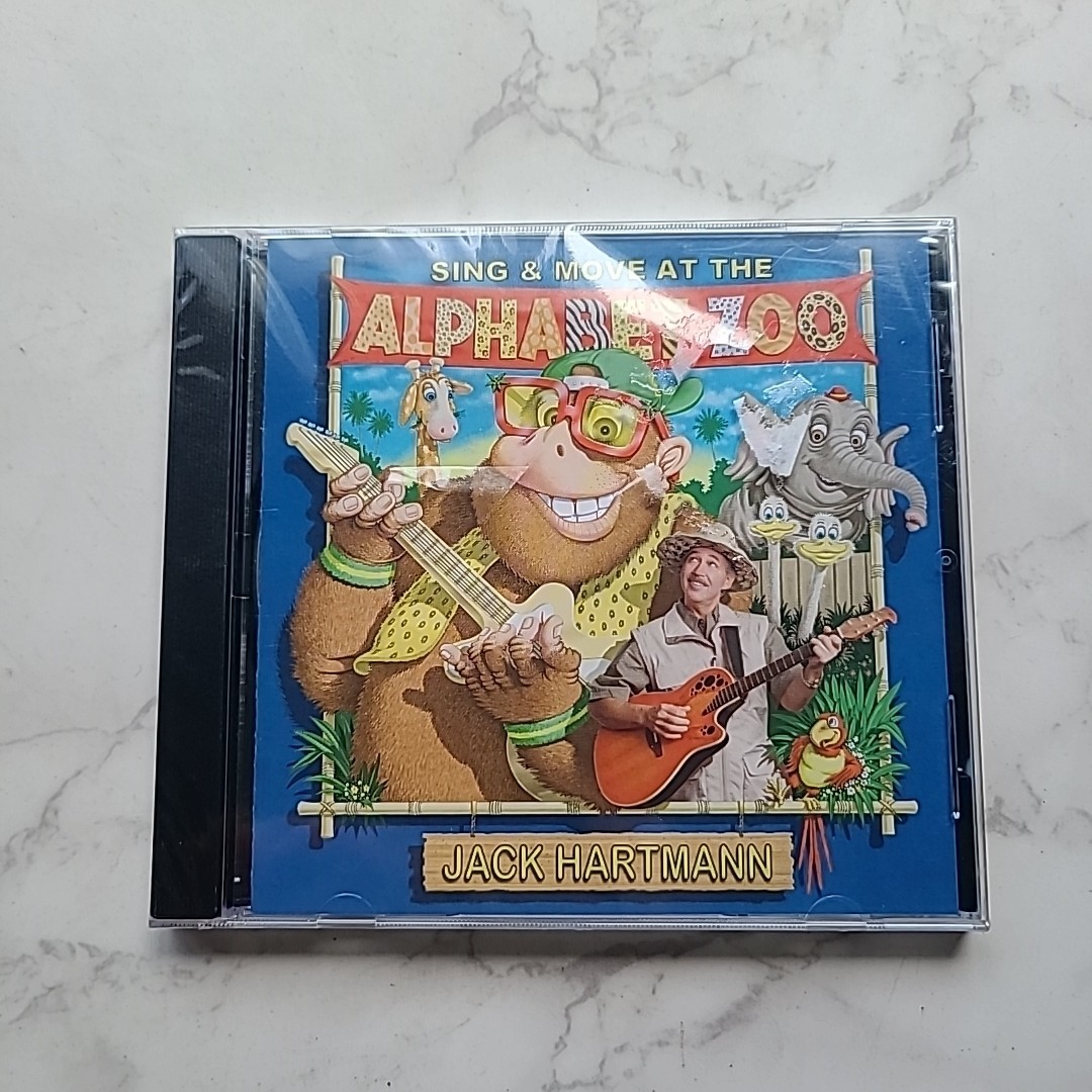 Sing & Move at Alphabet Zoo by Jack Hartmann NEW Sealed CD 2003