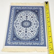 Mouse Pad Persian Carpet Design Blue Floral 10" X 7" NEW