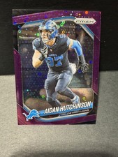 2025 PANINI PRIZM 210 AIDAN HUTCHINSON NO HUDDLE PURPLE - 08/75
