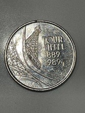 5 FRANCS 1989 TOUR EIFFEL B.E. FRANCE PARIS MONNAIE.