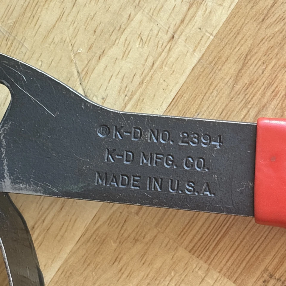 KD Tools Adjustable Oil Filter Wrench for 3-1/6" to 3-3/4" Diameter K-D 2394 USA - Image 3 of 4