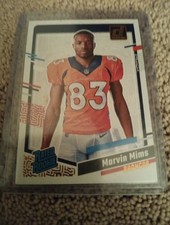2023 Panini Donruss - Rated Rookie Portrait Marvin Mims #19 (RC)