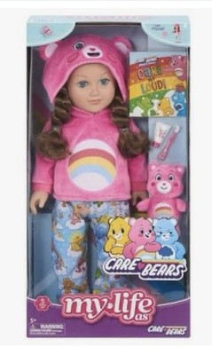 My life As Doll Care Bear Brunette Caucasian Slumber Party**FEDEX NEW IN BOX 