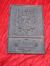 Barock Kaminplatte Takenplatte Ofenplatte 17./18. Jhd. Gusseisen 68x47 cm Zunft