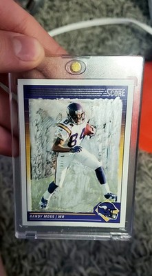 Randy Moss 1/1 CUSTOM CARD SSP CASE HIT 2024 SCORE