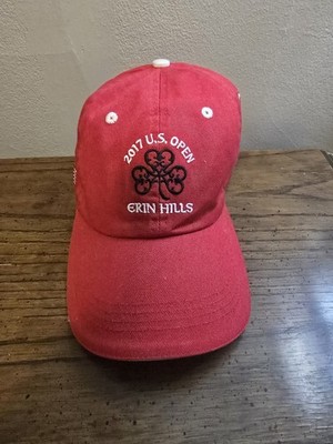 2017 Erin Hills Official PGA Tour US OPEN Hat Clasp Adjustable Cardboard Inside