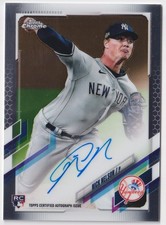 2021 Topps Chrome #RA-NNE Nick Nelson Rookie Autographs New York Yankees