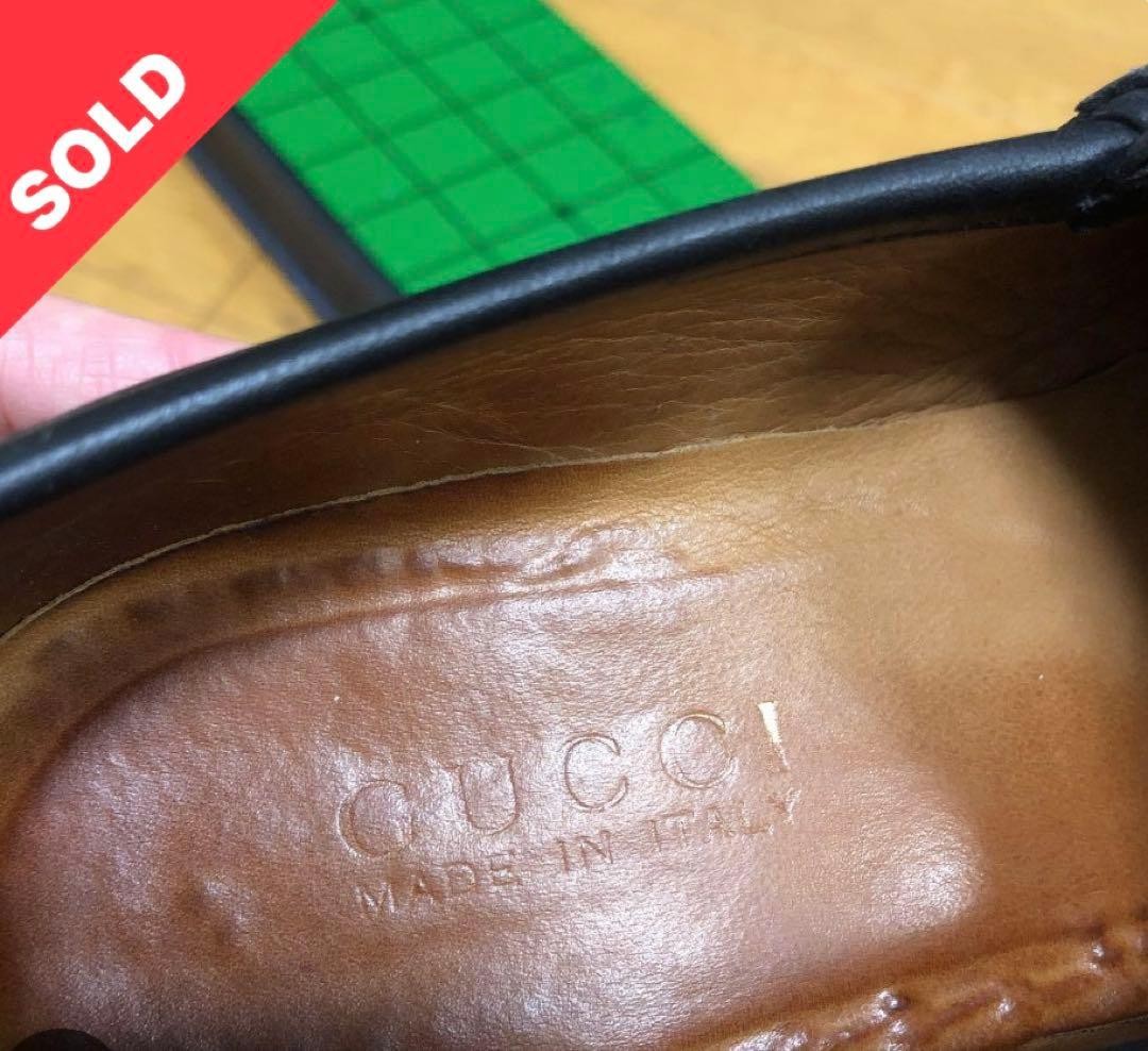 GUCCI Women's Loafers Horsebit Leather Black EU36.5/US6.5 120226c thumbnail 9