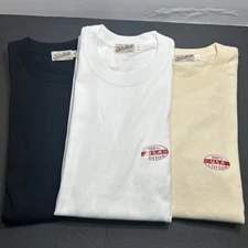 Bronson Non Stock Tubular T-Shirt -large, black, white and embryo lot of 3!