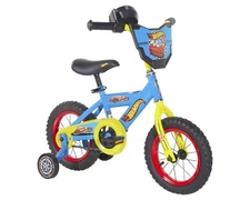 Dynacraft 12 Inch Boys Hot Wheels Kids Bike With Rev Grip Blue-NEW