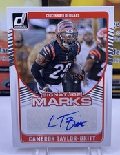 2024 Panini Donruss CAMERON TAYLOR-BRITT #SMA-CTB Signature Marks AUTO