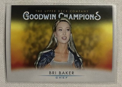 2021 Upper Deck Goodwin Champions Bri Baker Card #66 Chef  MasterChef 