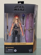 Star Wars Black Series JAR JAR BINKS Deluxe 01 Phantom Menace Hasbro 6  Figure