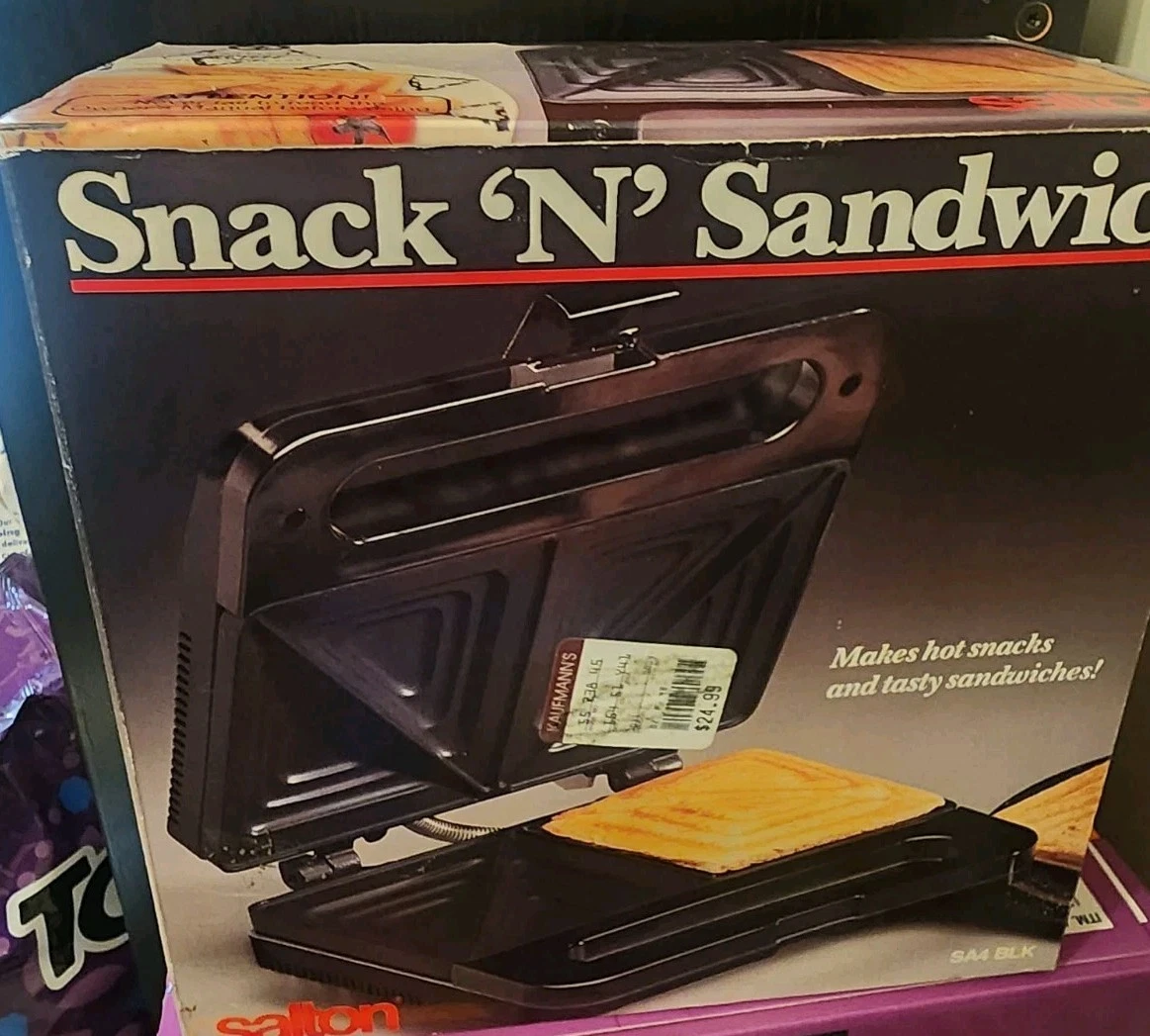 Sandwich Maker Salton Automatic Non-Stick black
Opens in a new window or tab