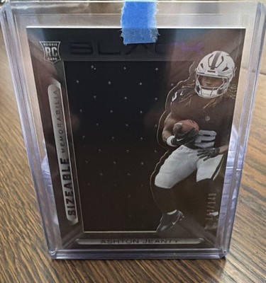 2025 Panini Black Sizeable Memorabilia RC Ashton Jeanty /149 Oakland Raiders