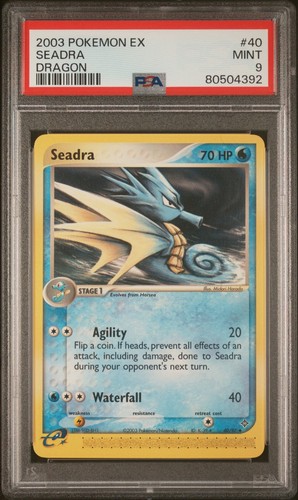 Seadra graded PSA 9 for sale on eBay