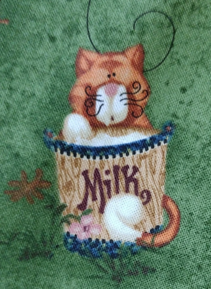 Fresh Off The Farm Kelly Mueller 2 码红色公鸡棉缝制被子工艺织物 — 第 4/4 张图片