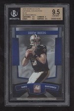 2010 Donruss Elite BLUE 5/5 National Convention #8 Drew Brees! BGS 9.5 HOF 1/1